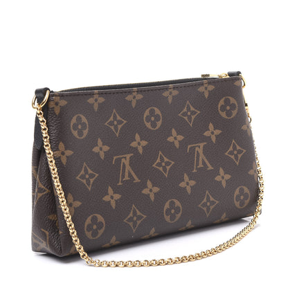 Louis Vuitton Monogram Pallas Clutch Black 2 of 10