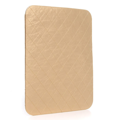 Chanel Metallic Calfskin Brilliant iPad Case Gold 3 of 8