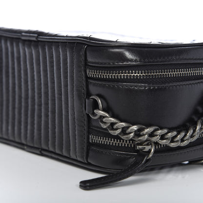 Chanel Lambskin Quilted Small Coco Boy Camera Case Black 10 of 11