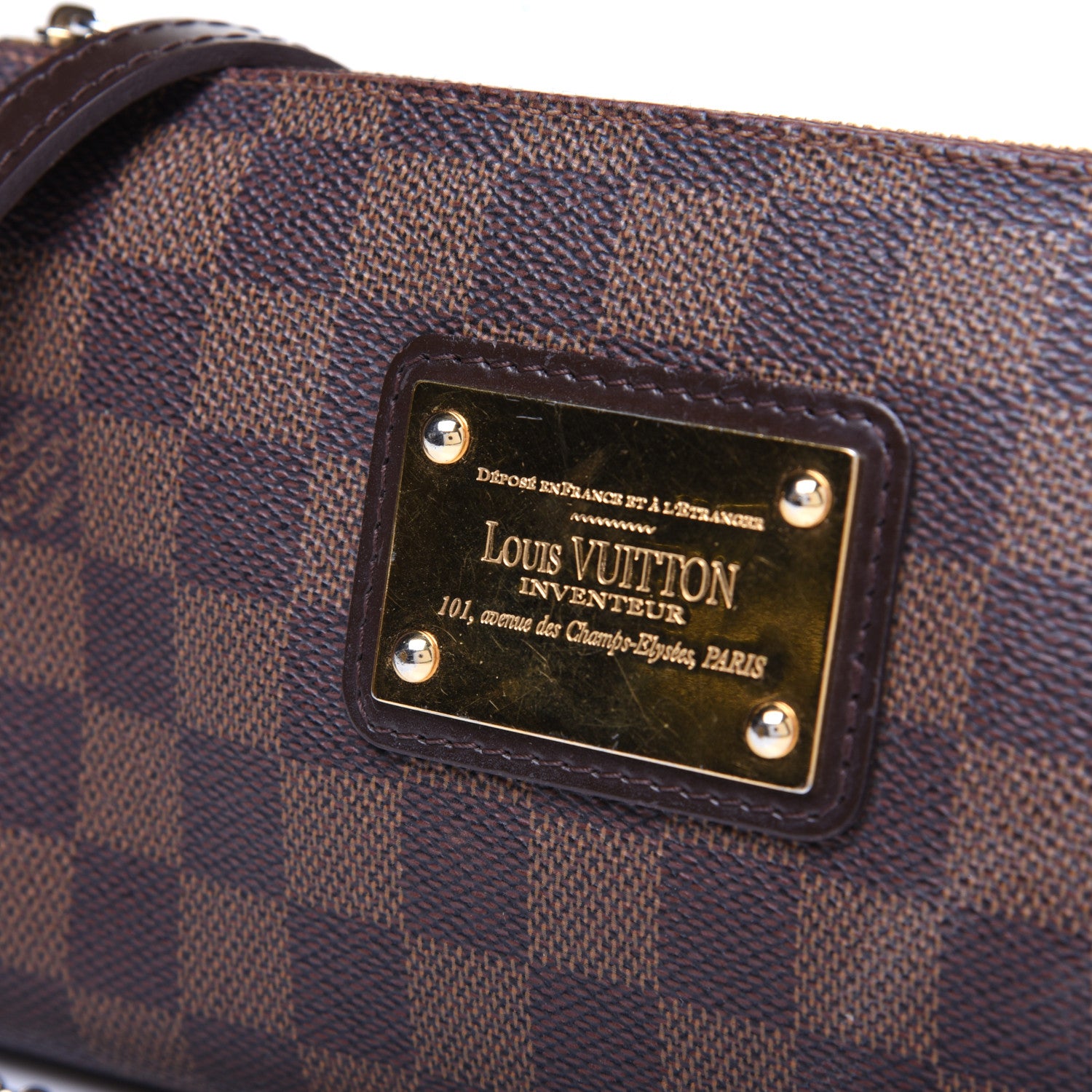 Louis Vuitton Damier Ebene Eva Clutch 10 of 12
