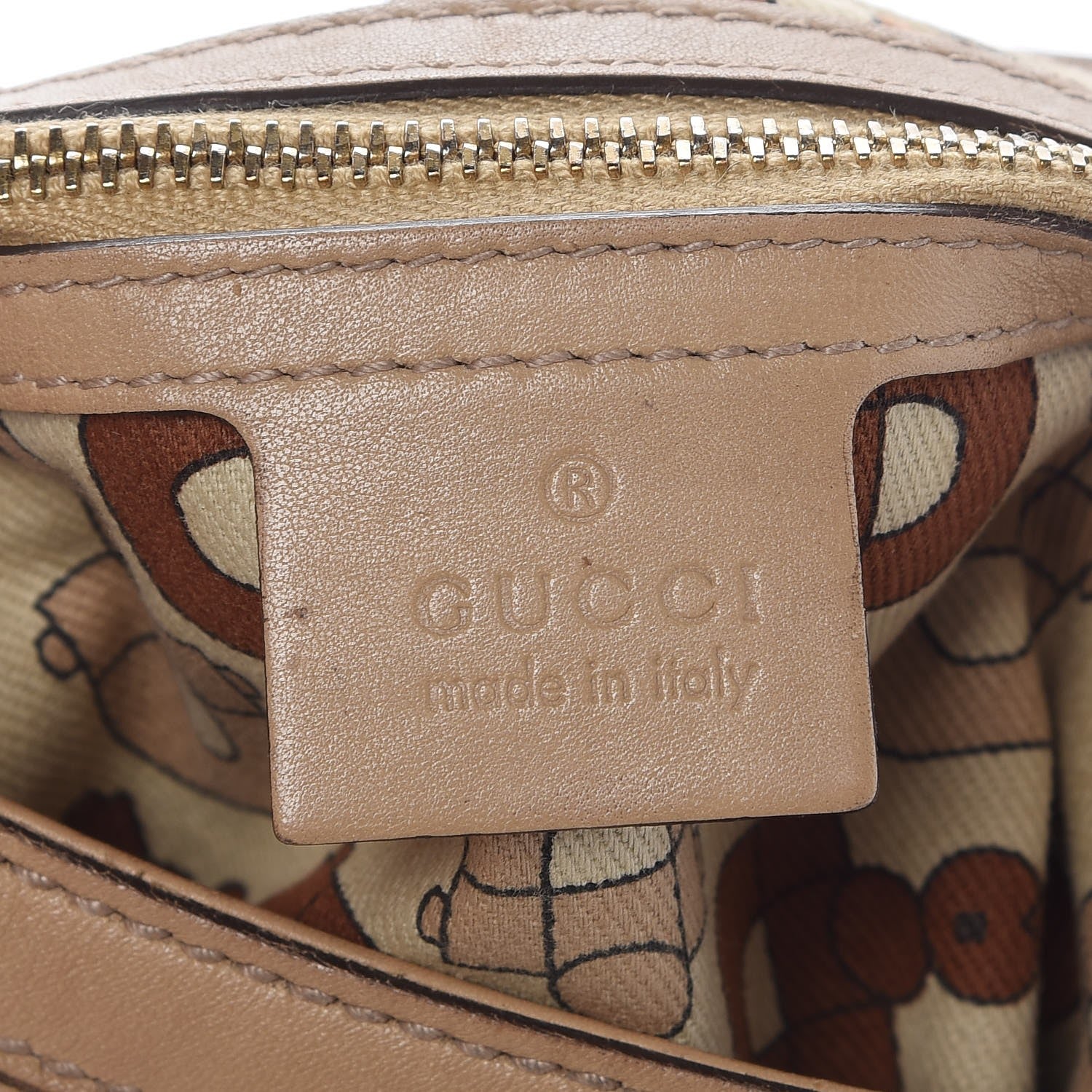 Gucci Guccissima Medium Britt Hobo Beige 6 of 22