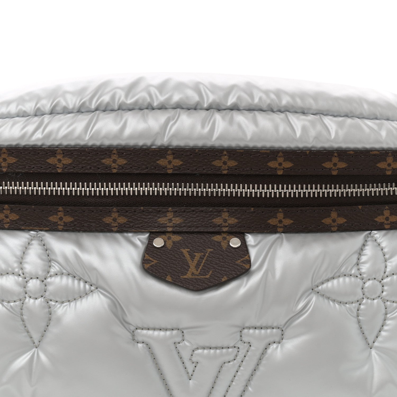 Louis Vuitton Econyl Monogram Pillow BumBag Silver 7 of 9