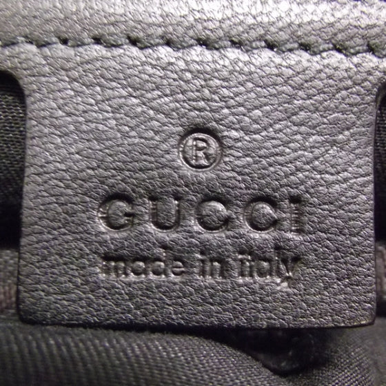 Gucci Leather Capri Satchel Black 10 of 11