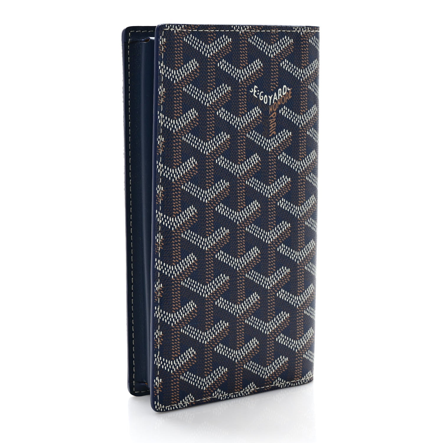 Goyard Goyardine Saint-Lambert Wallet Navy 3 of 6