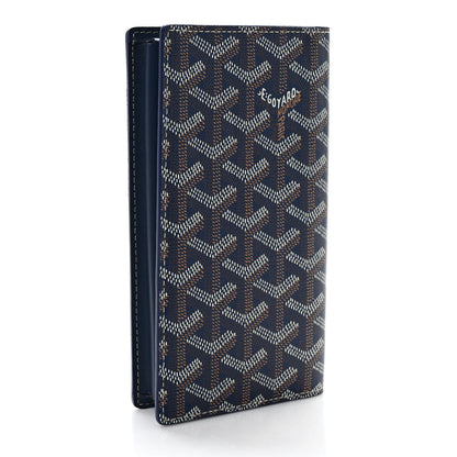 Goyard Goyardine Saint-Lambert Wallet Navy 3 of 6