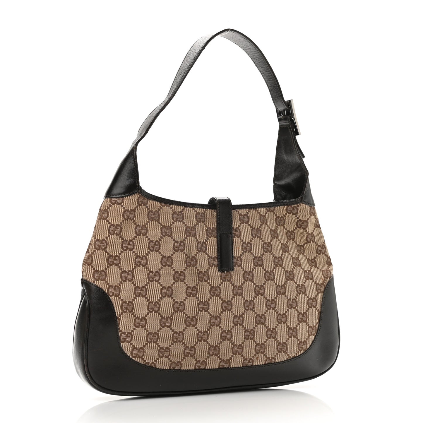 Monogram Web Jackie O Hobo Dark Brown