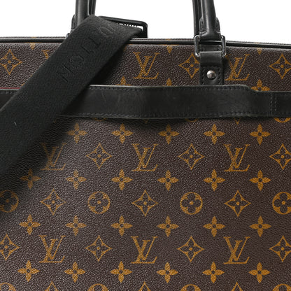 Louis Vuitton Monogram Macassar Porte-Documents Voyage GM 7 of 9