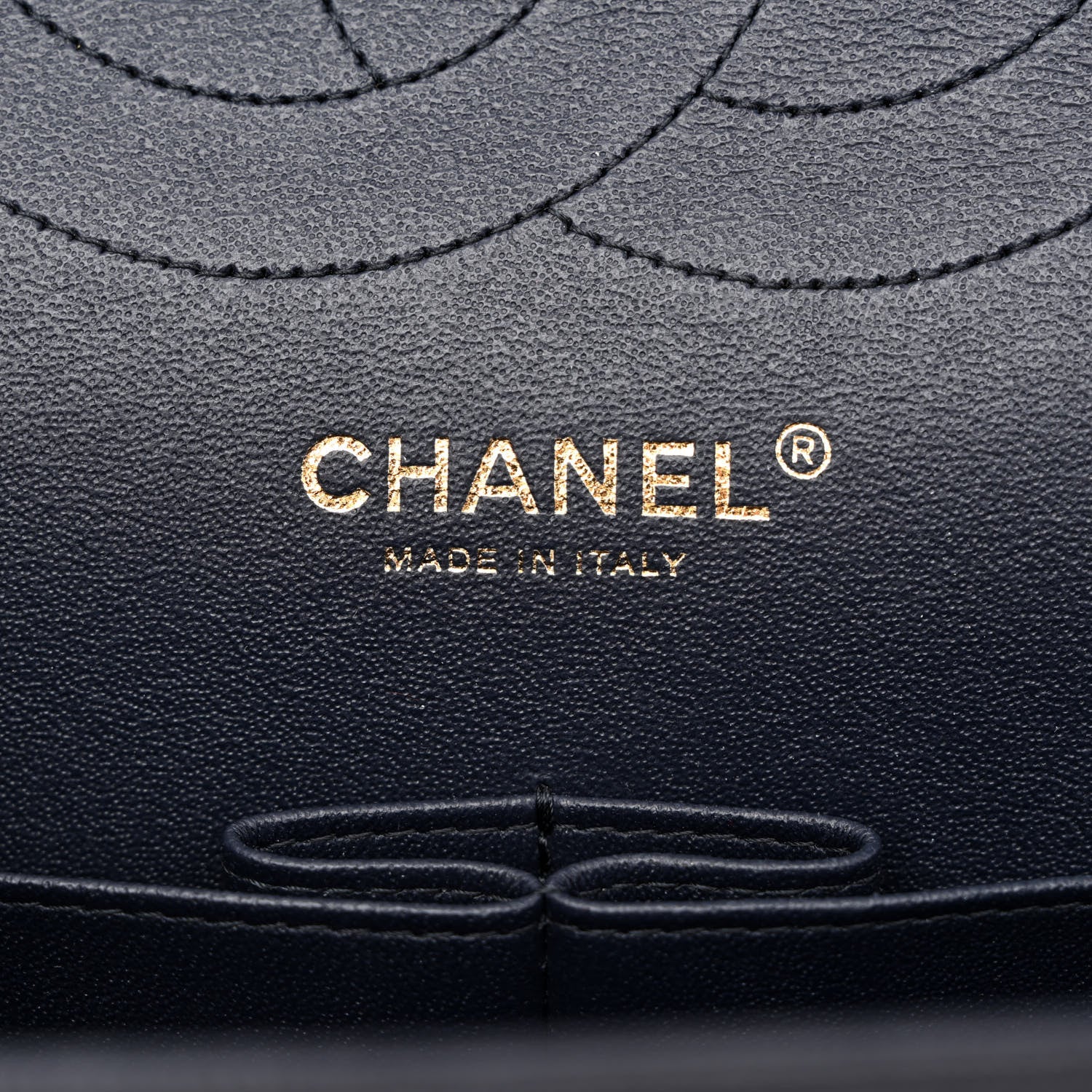 Chanel Caviar Quilted Jumbo Double Flap Navy Blue 6 of 11