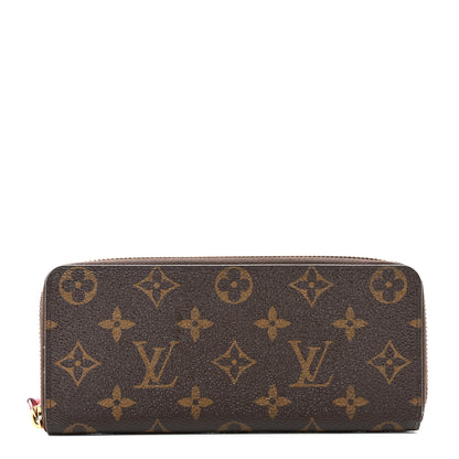 Louis Vuitton Monogram Clemence Wallet Fuchsia 1 of 9