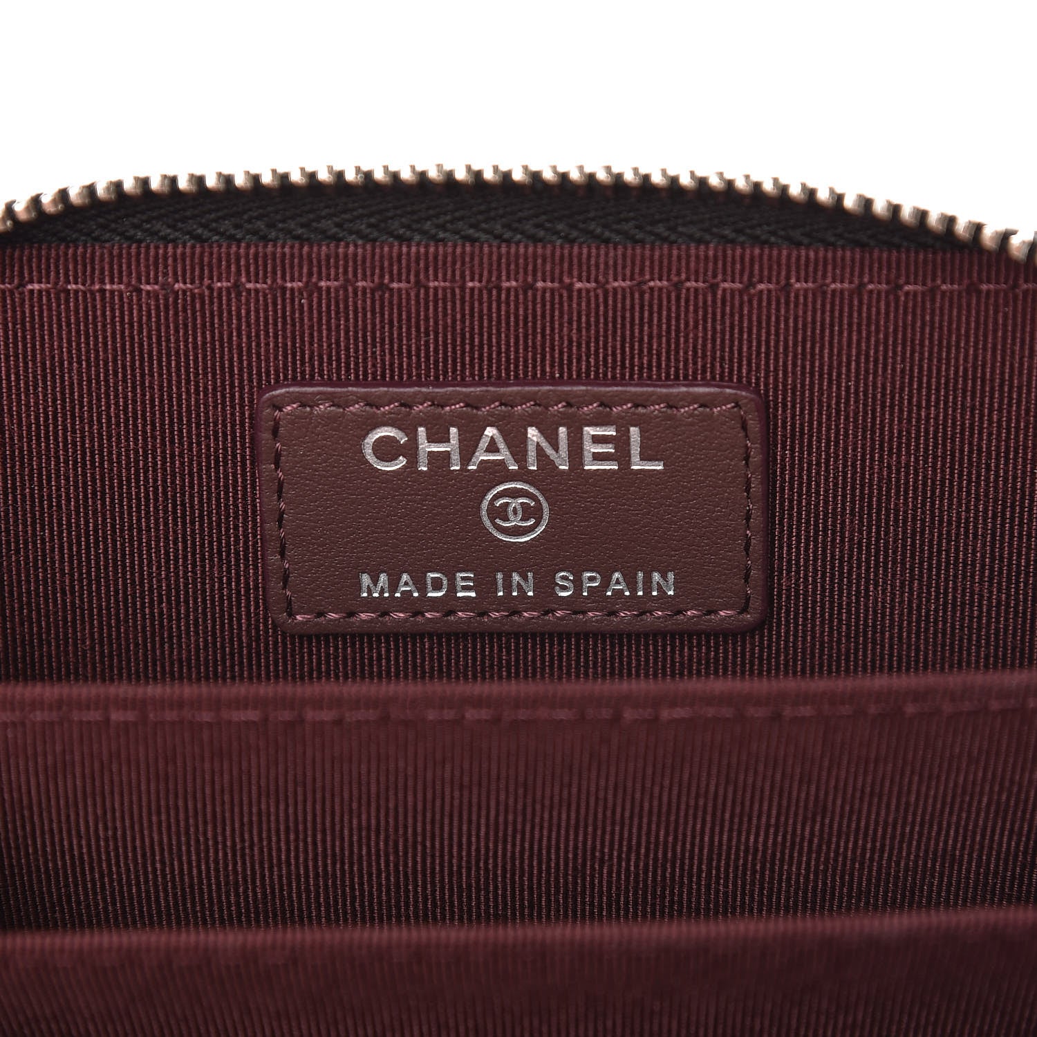 Chanel Caviar Quilted Zip Coin Purse Black 6 of 8