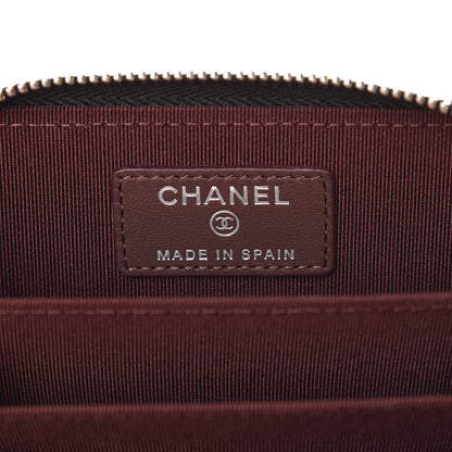 Chanel Caviar Quilted Zip Coin Purse Black 6 of 8