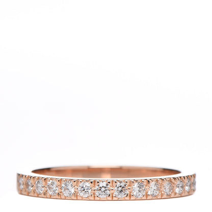 Tiffany 18K Rose Gold Diamond Novo Half Circle Band Ring 48 4.5 1 of 5