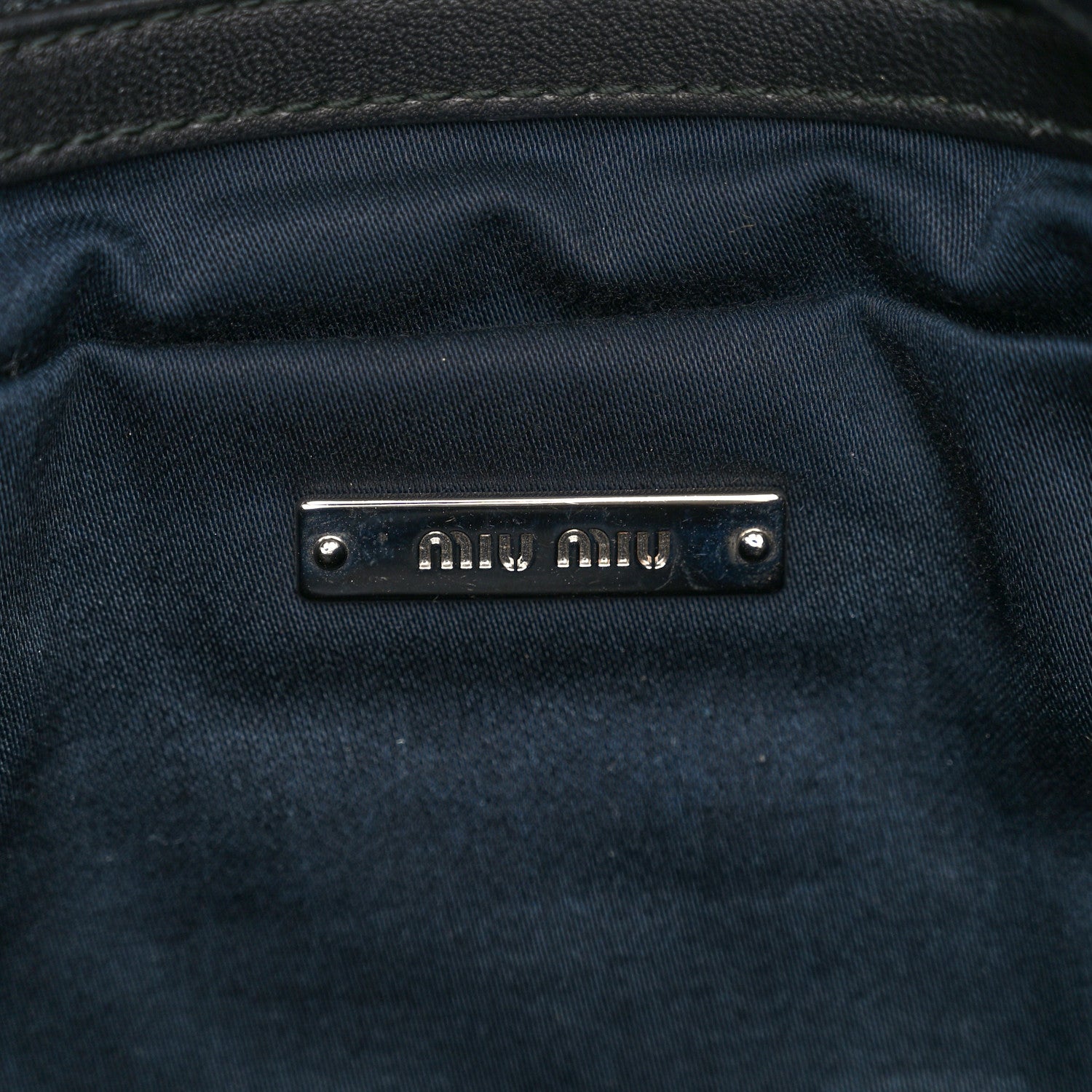 Miu Miu Nappa Matelasse Crystal Flap Clutch Black 6 of 12