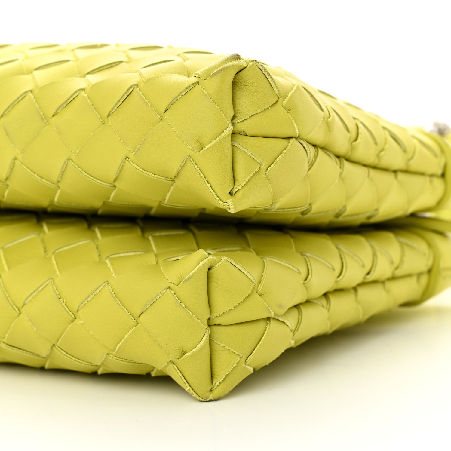 Bottega Veneta Nappa Intrecciato Duo Shoulder Bag Kiwi 10 of 12
