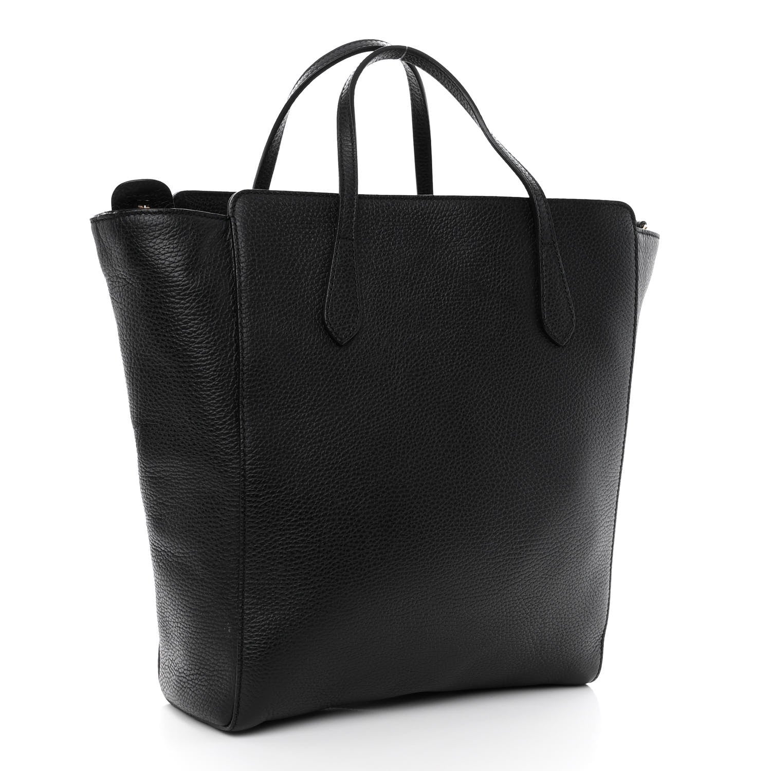 Gucci Dollar Calfskin Medium Swing Top Handle Bag Black 3 of 13