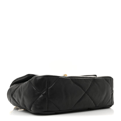 Chanel Lambskin Quilted Medium Chanel 19 Flap Black 4 of 13