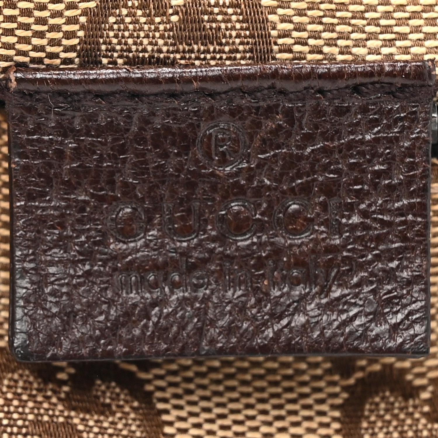 Gucci GG Monogram Double Pocket Belt Bag Dark Brown 6 of 14