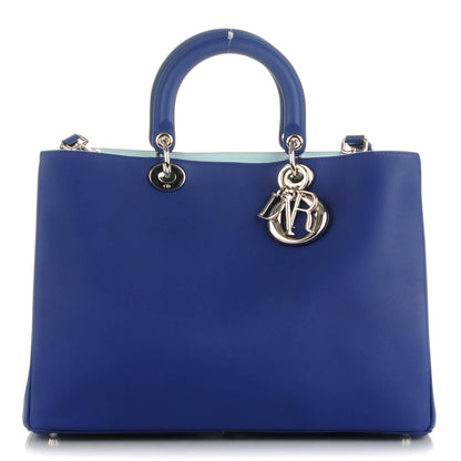 Christian Dior Smooth Calfskin Large Diorissimo Bag Navy Blue 1 of 10