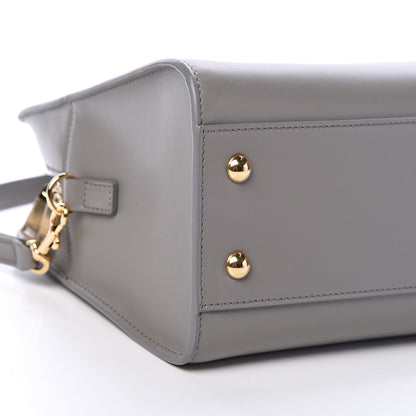 Saint Laurent Calfskin Monogram Baby Cabas Fog 8 of 9