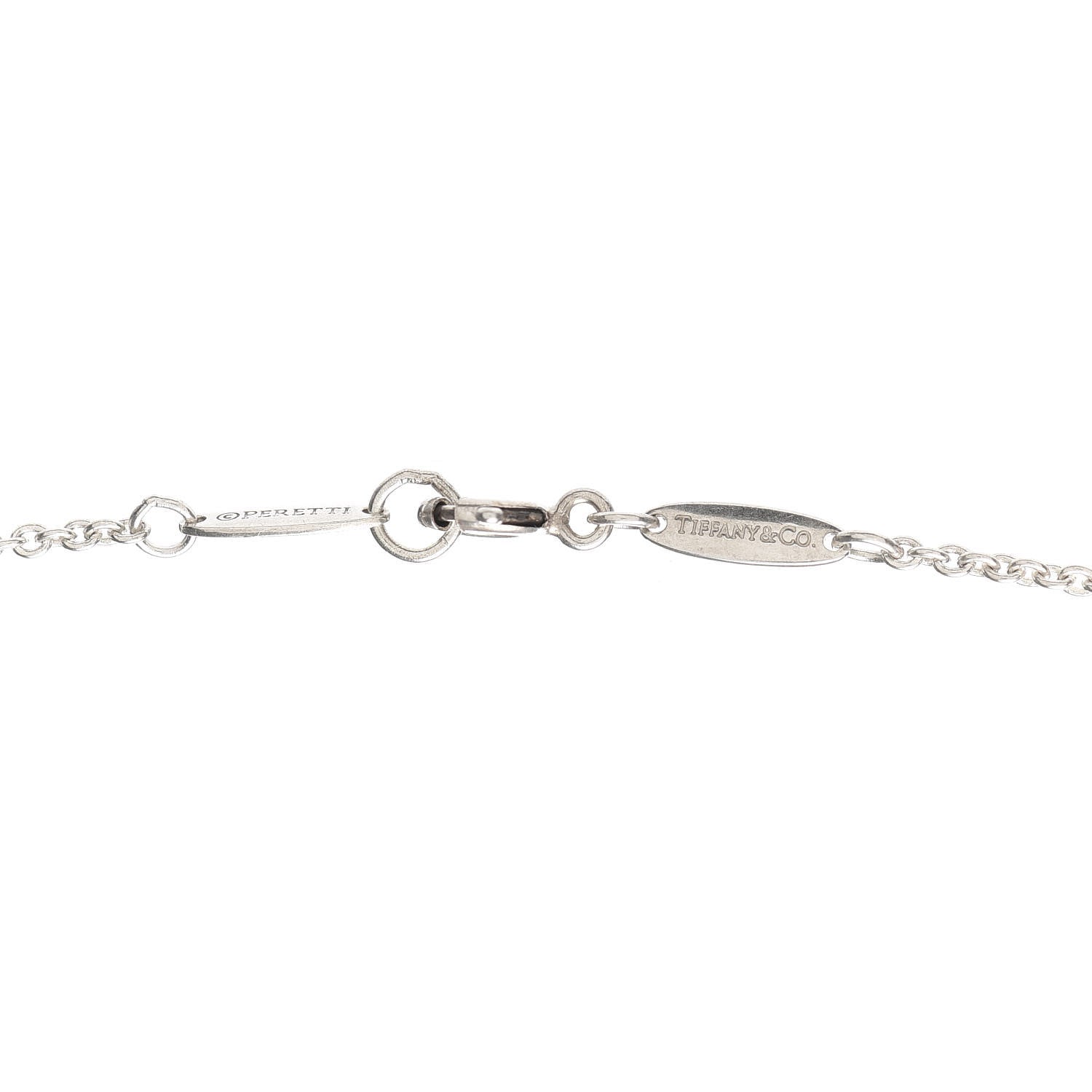 Tiffany Sterling Silver Return to Tiffany Heart Key Pendant Necklace 4 of 5