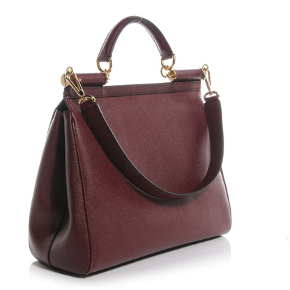 Dolce & Gabbana Dauphine Medium Miss Sicily Satchel Grapes 3 of 8