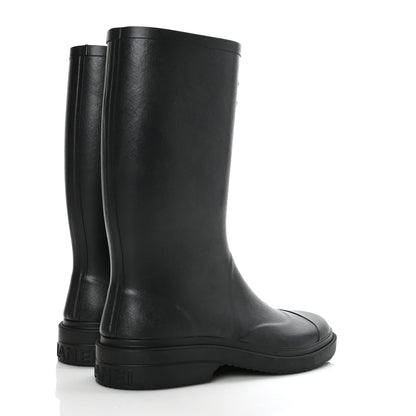 Chanel Caoutchouk CC High Boots 42 Black 4 of 8