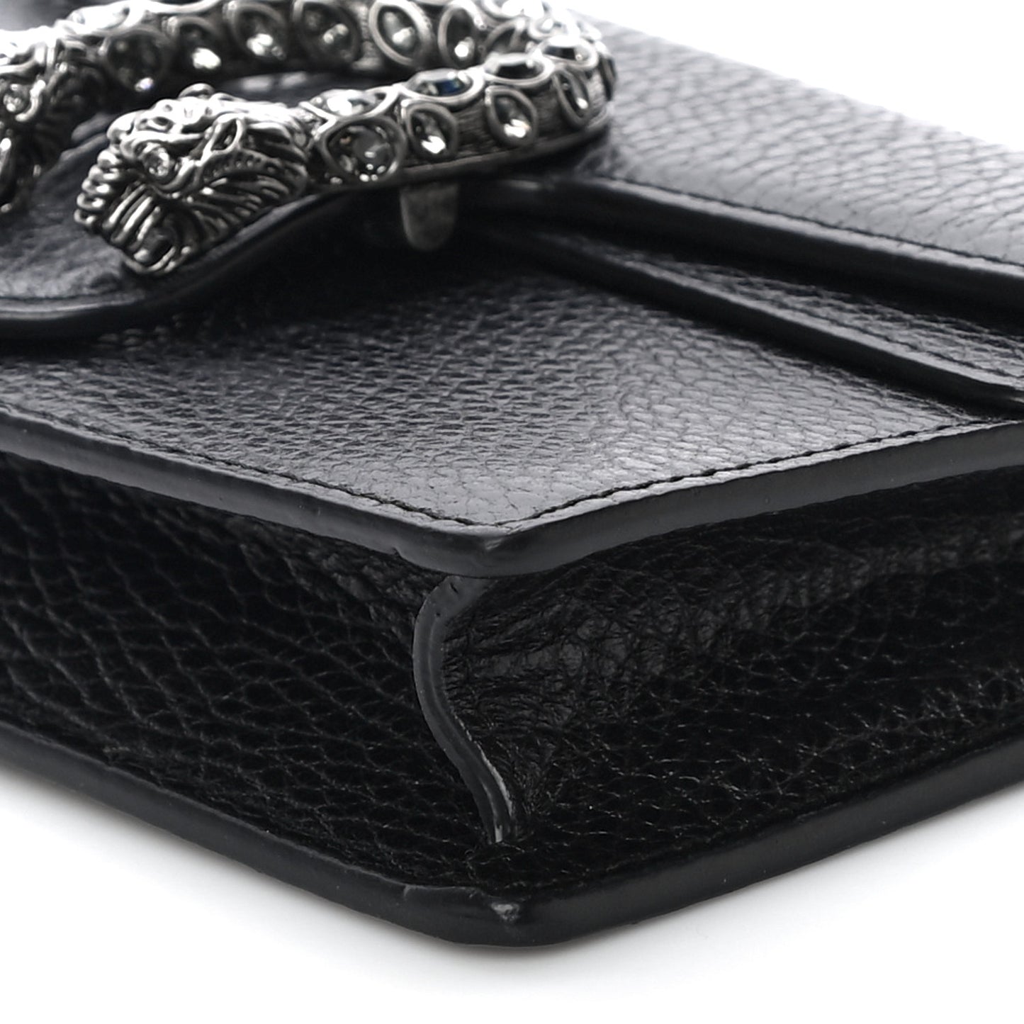 Calfskin Super Mini Dionysus Shoulder Bag Black