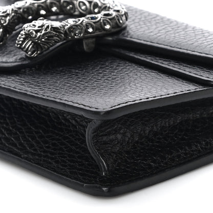 Gucci Calfskin Super Mini Dionysus Shoulder Bag Black 8 of 12