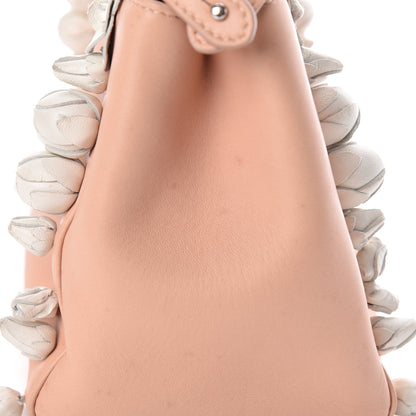 Fendi Nappa Rosebud Mini Peekaboo Iconic Satchel Baby Pink 14 of 20