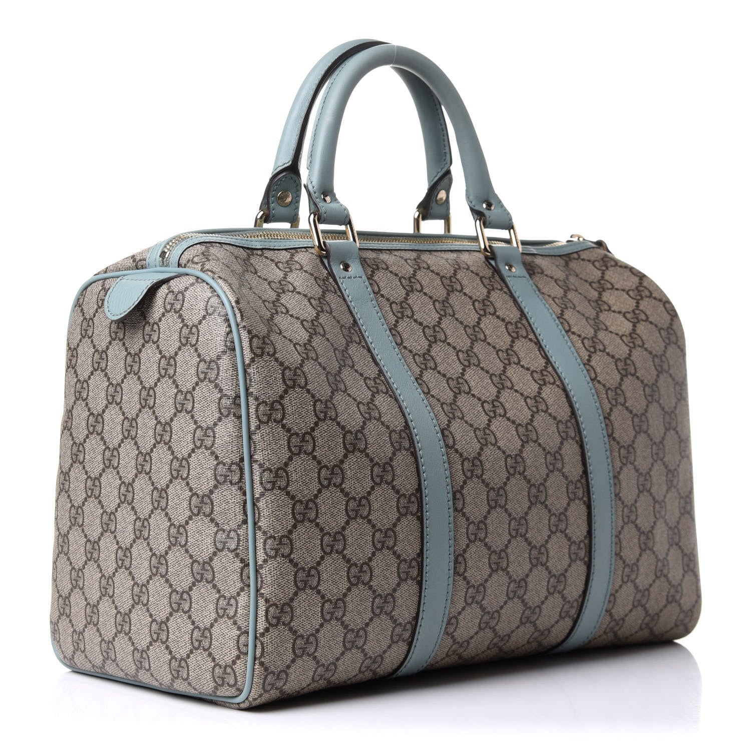 Gucci GG Plus Monogram Medium Joy Boston Light Blue 3 of 12