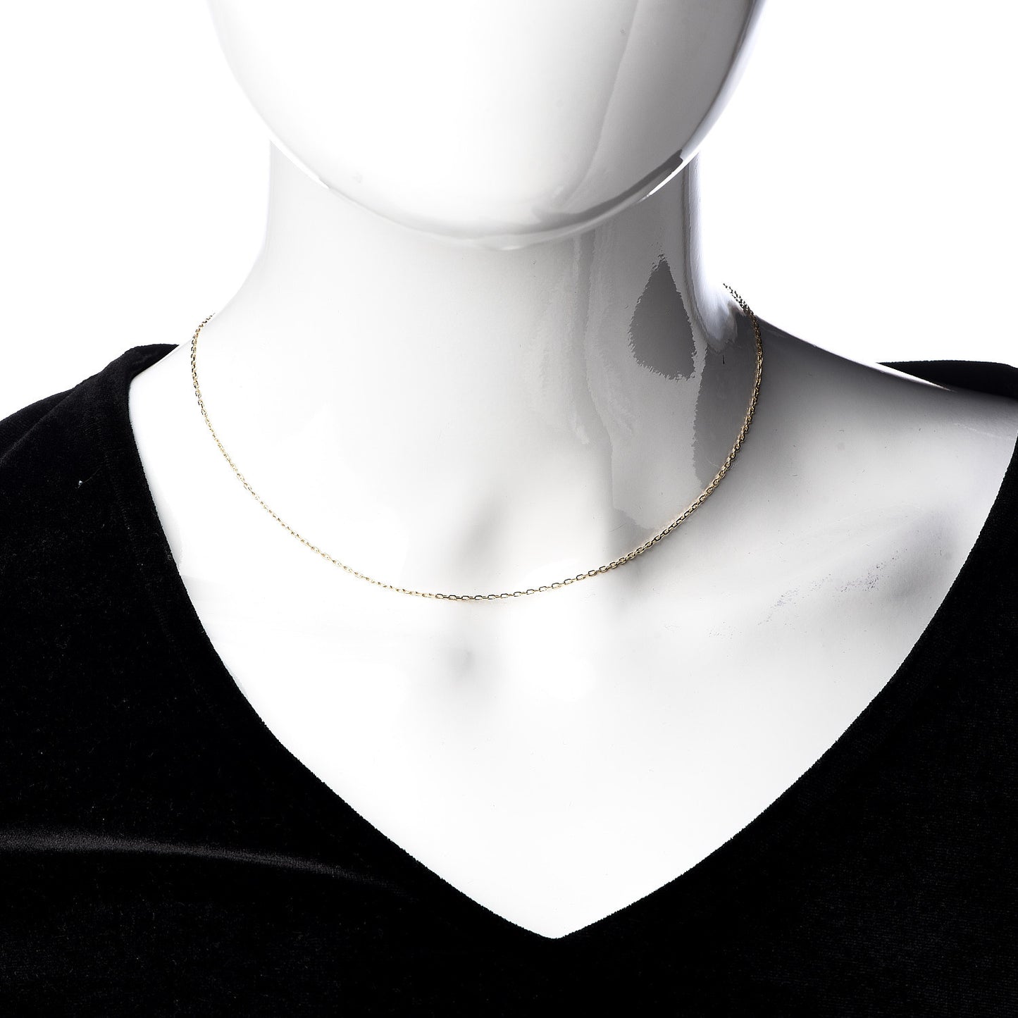 18K Yellow Gold Chain Necklace