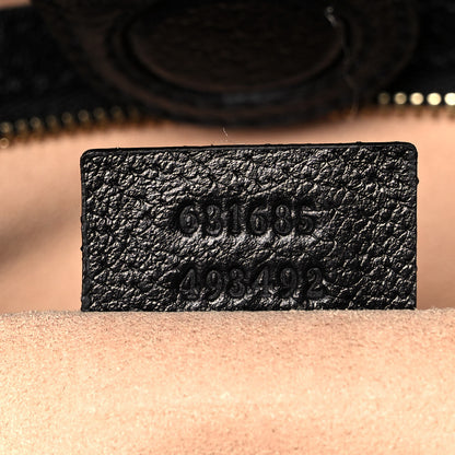 Gucci Textured Calfskin Web Medium Ophidia Shopping Tote Black 7 of 13