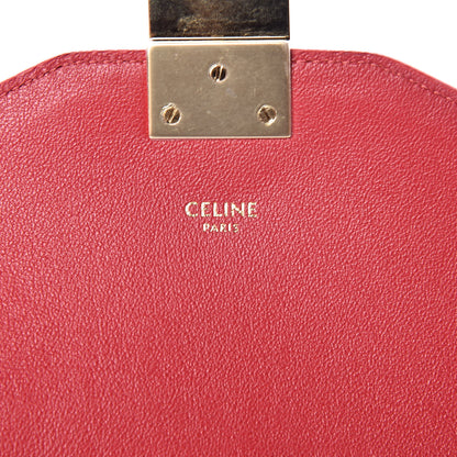 Celine Shiny Calfskin Medium C Bag Red 6 of 9