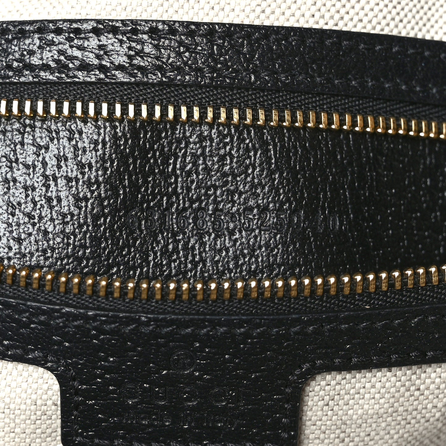 Jacquard Black Denim GG Monogram Medium Ophidia Shopping Tote Black Ivory
