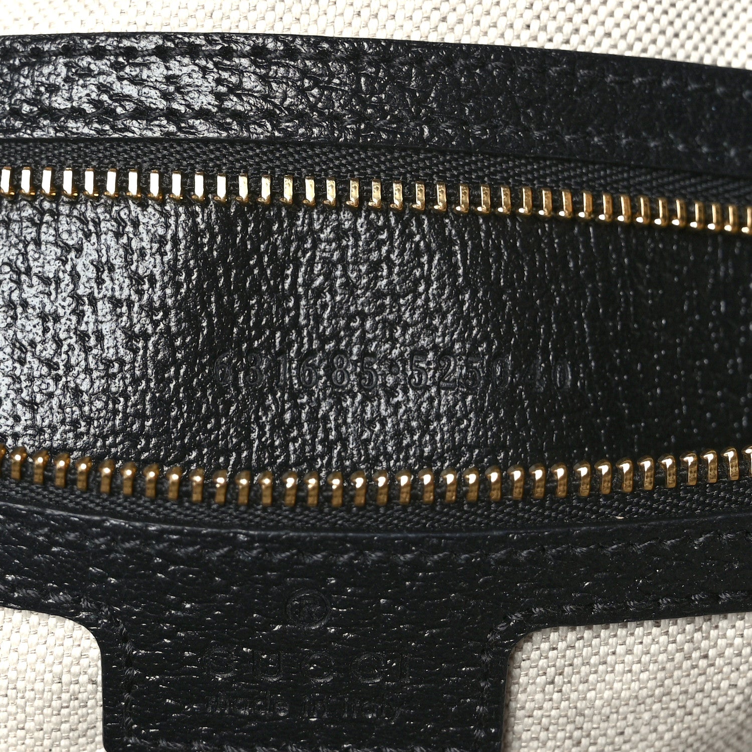 Gucci Jacquard Black Denim GG Monogram Medium Ophidia Shopping Tote Black Ivory 7 of 10