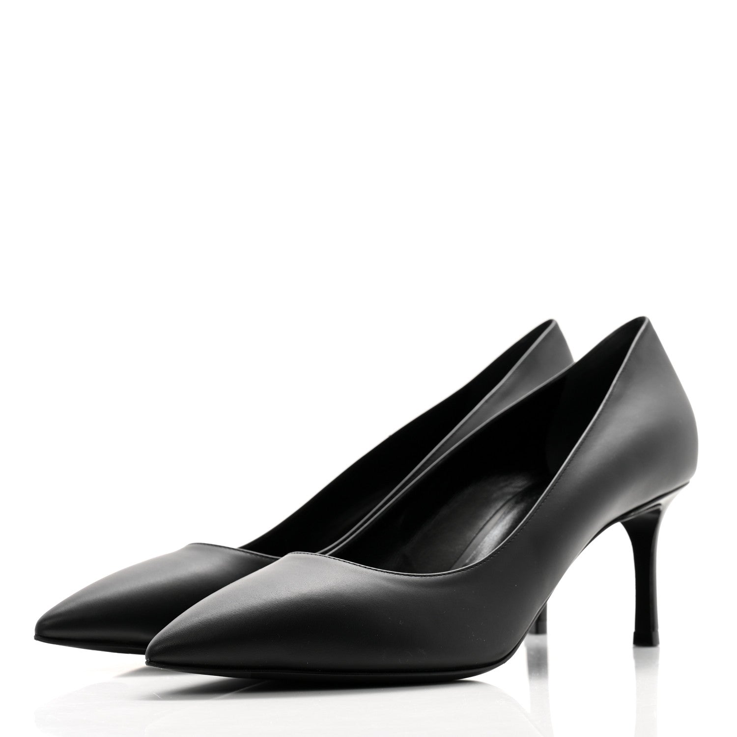 Louis Vuitton Calfskin Cherie Pumps 41 Black 3 of 10