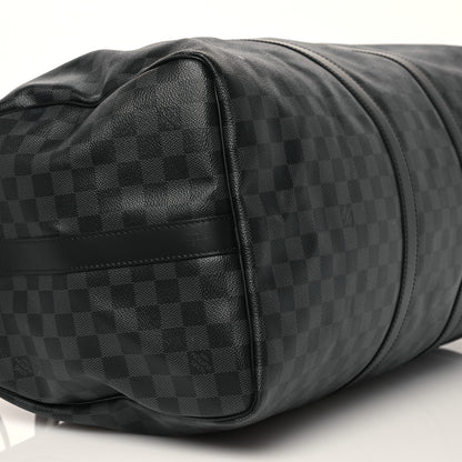 Louis Vuitton Damier Graphite Keepall Bandouliere 55 9 of 13