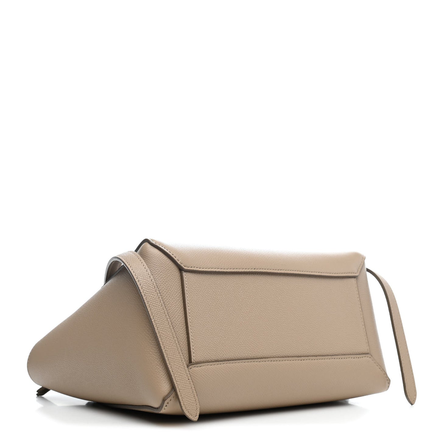 Grained Calfskin Micro Belt Bag Light Taupe