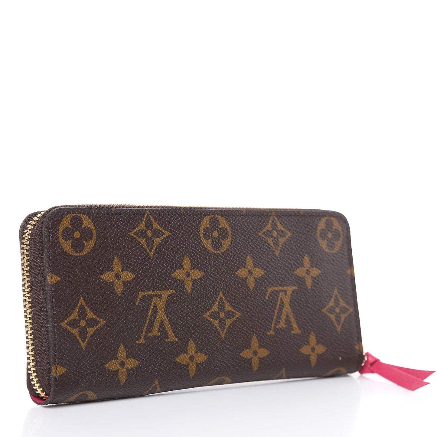 Monogram Clemence Wallet Fuchsia