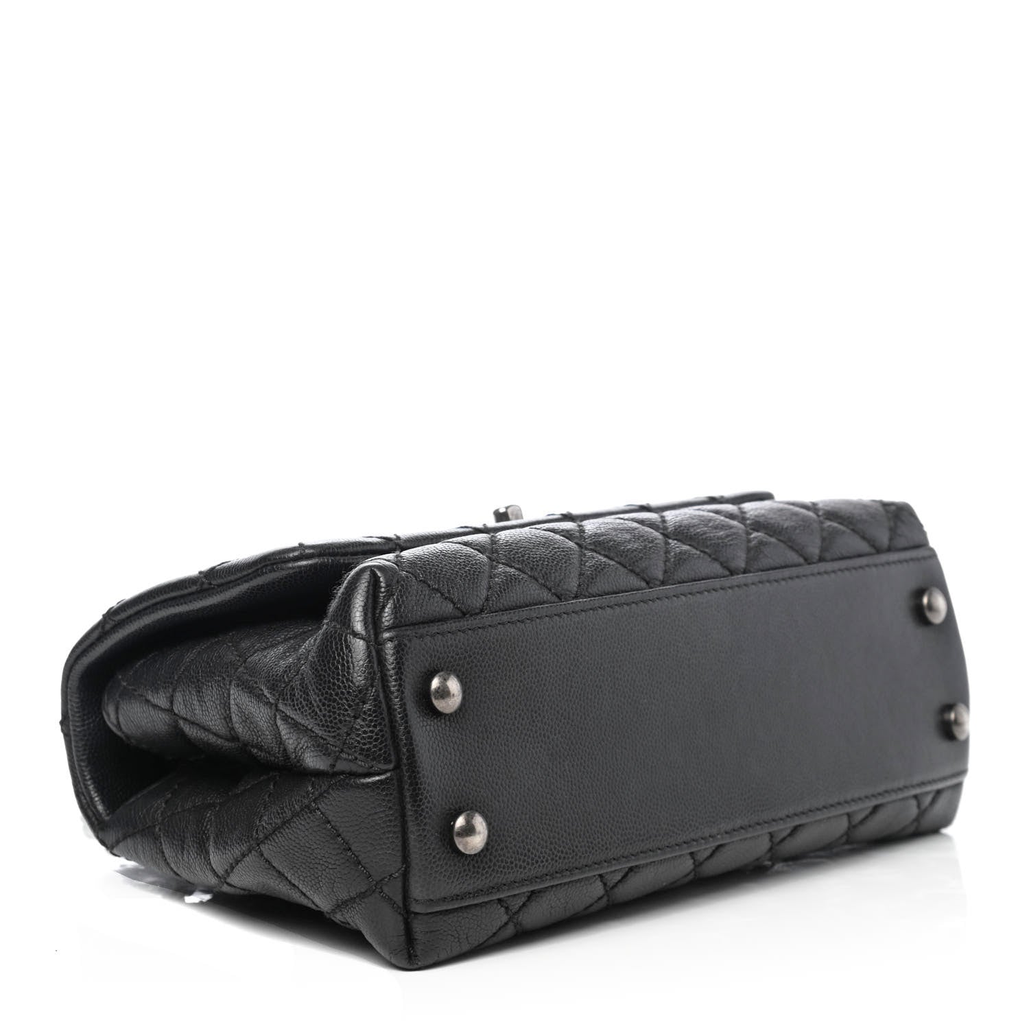 Chanel Caviar Quilted Mini Coco Handle Flap Black 3 of 4