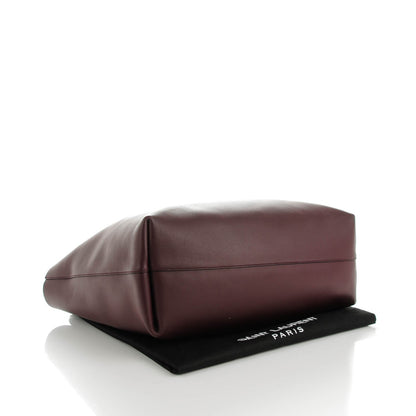 Saint Laurent Calfskin Large Shopping Tote Bordeaux 5 of 10