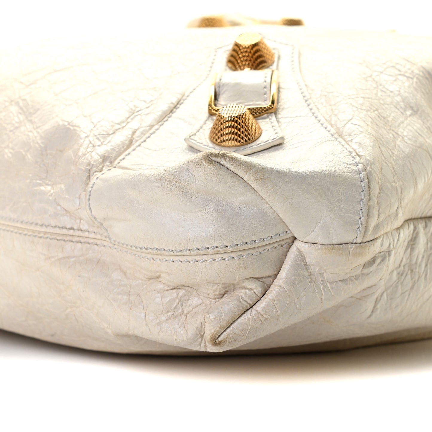 Agneau Giant 21 Gold Hardware Brief Praline