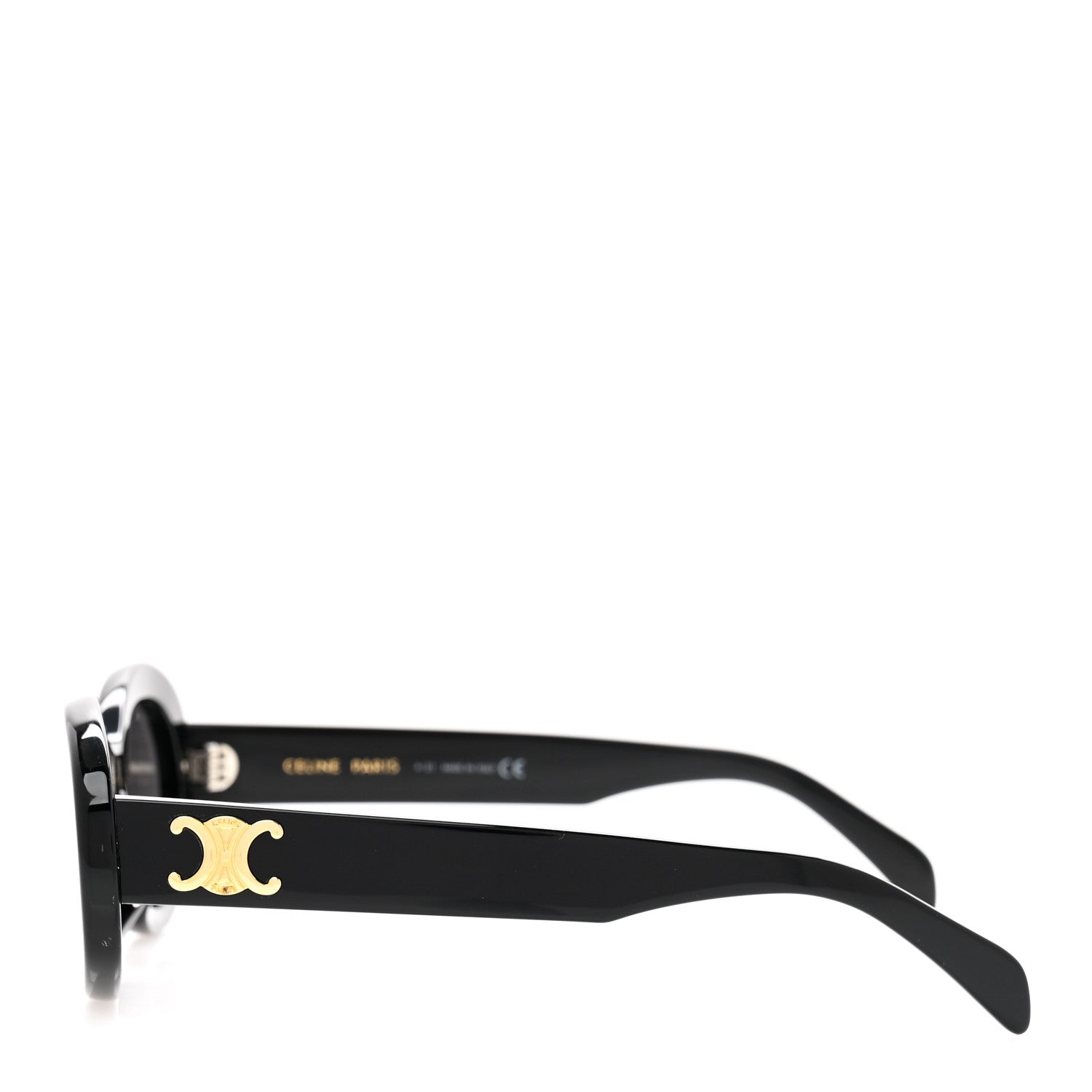 Celine Acetate Triomphe 01 Sunglasses CL 40194U Black 3 of 9
