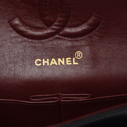 Chanel Lambskin Quilted Medium Double Flap Black 6 of 14