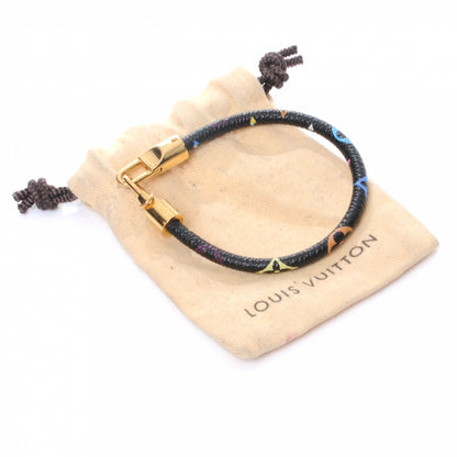 Louis Vuitton Monogram Multicolor Luck It Bracelet 19 Black 4 of 4