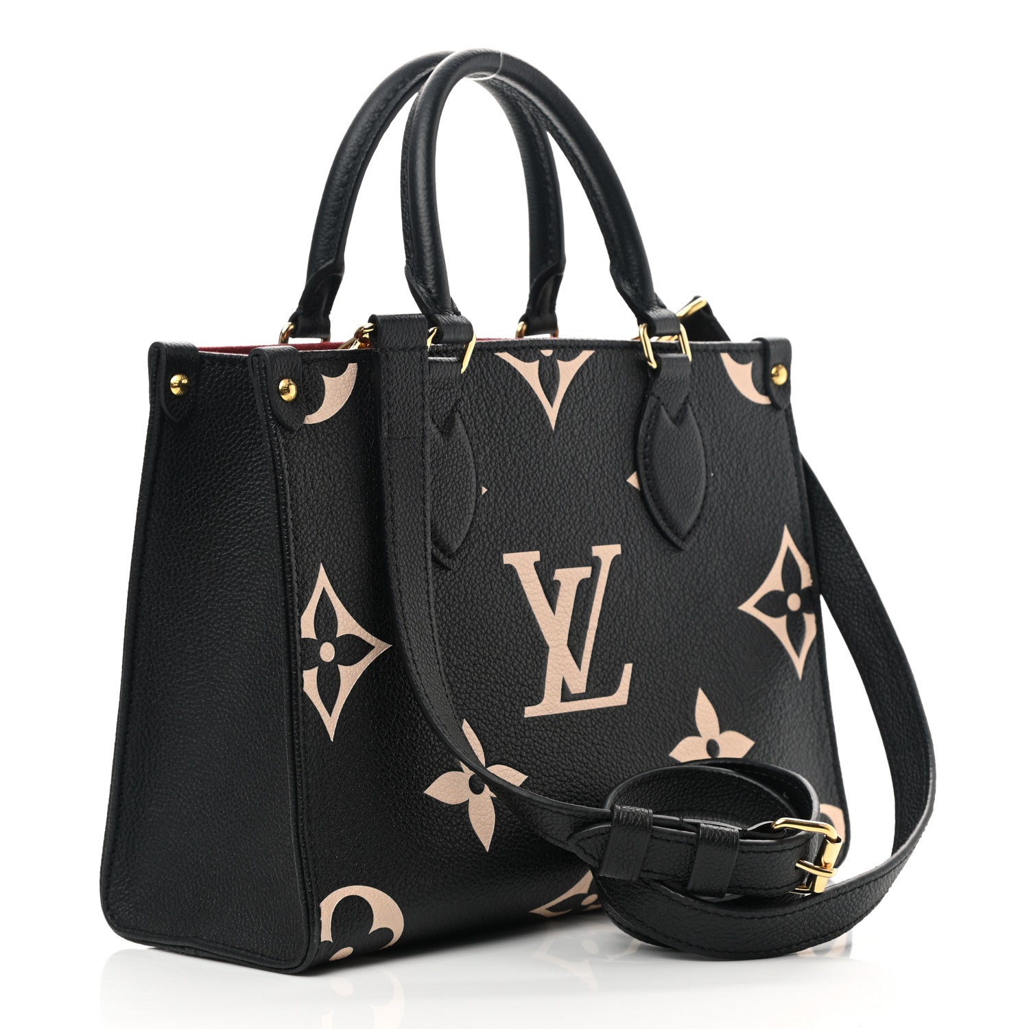 Louis Vuitton Empreinte Monogram Giant Onthego PM Black Beige 3 of 10