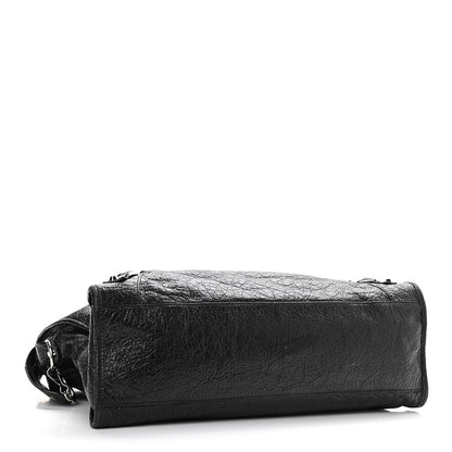 Balenciaga Agneau Classic Silver Hardware City Black 4 of 10