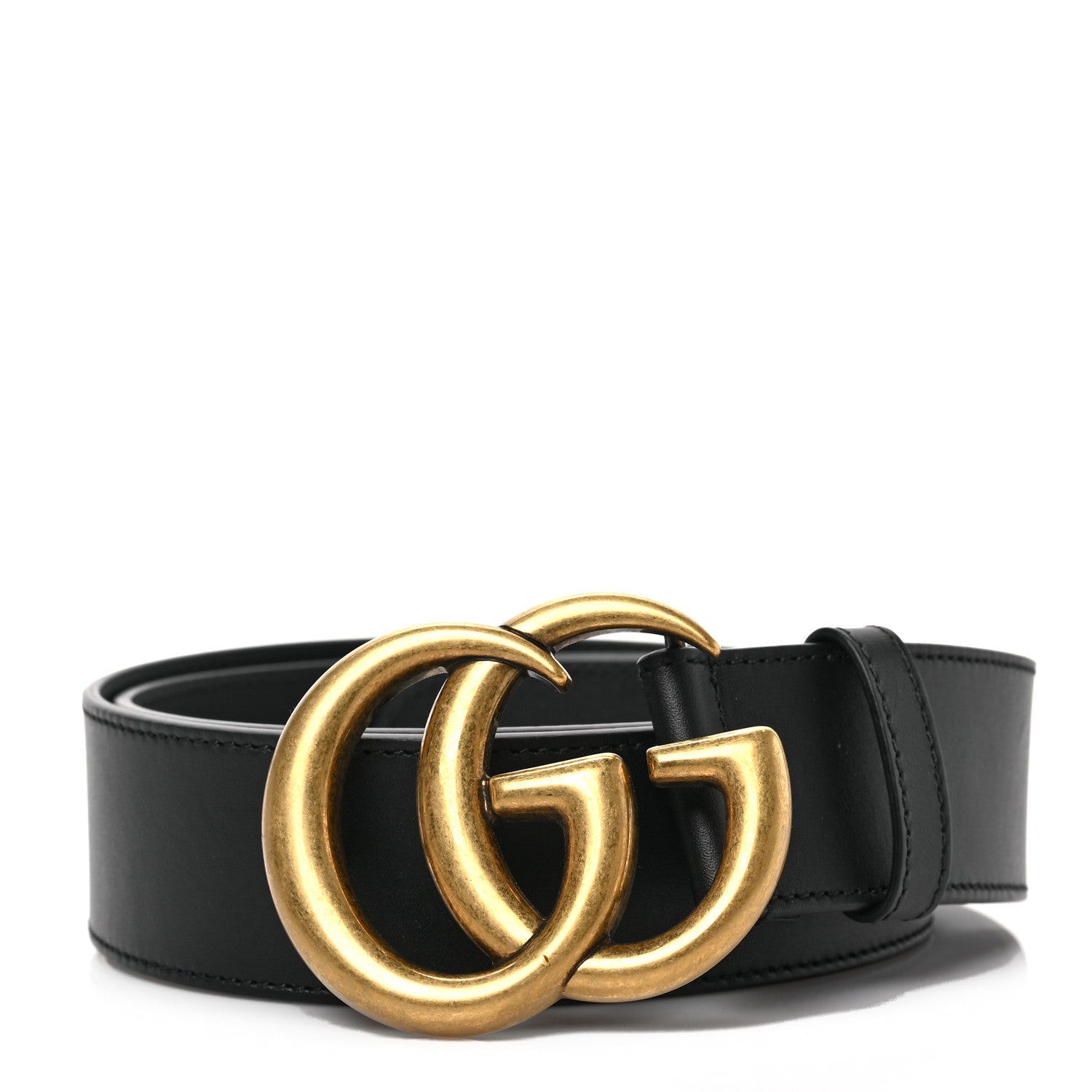 Gucci Calfskin Double G 40mm Belt 90 36 Black 1 of 4