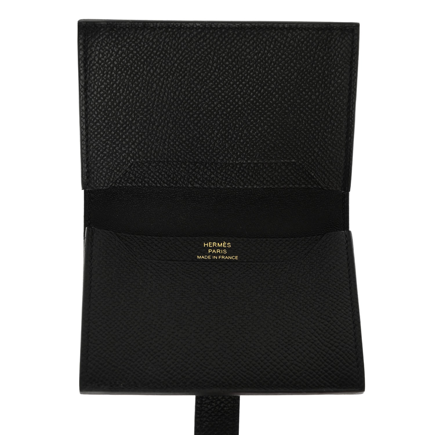 Hermes Epsom Bearn Card Holder Wallet Black 5 of 8
