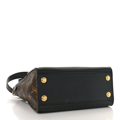 Louis Vuitton Calfskin Monogram On My Side PM Black 4 of 8